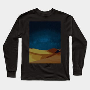 Starry night in the desert - Landscape Long Sleeve T-Shirt